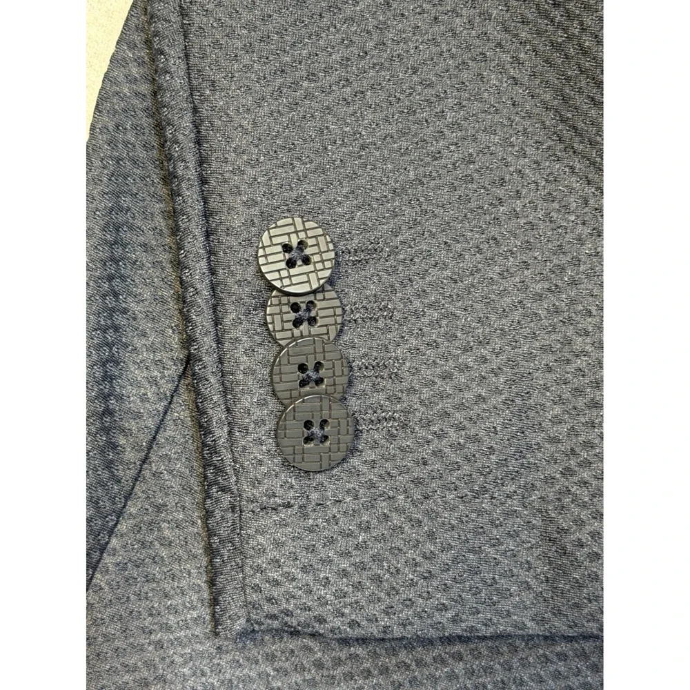 Twillory Performance Blazer Mens 50R Navy Blue 4-Way Stretch Cooling Tech Jacket